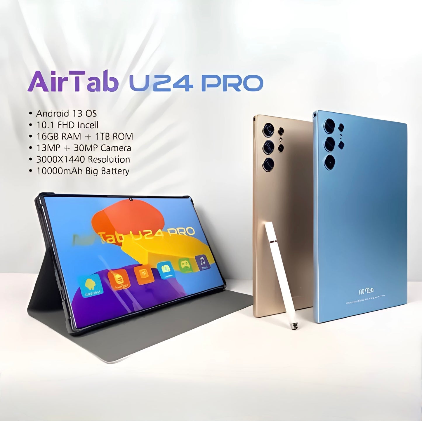 تابلت AirTab U24 Pro ذاكرة 1 تيرا رام 16 جيجا 10انش
