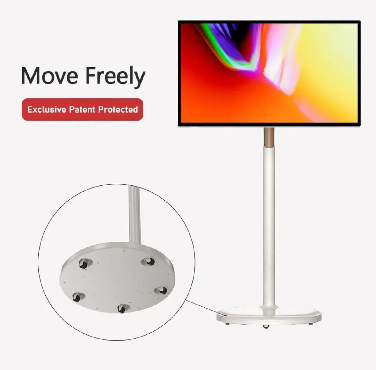 شاشة متنقلة مشحونة بحجم ٢٢ بوصة برعاية ( شبل قطر )