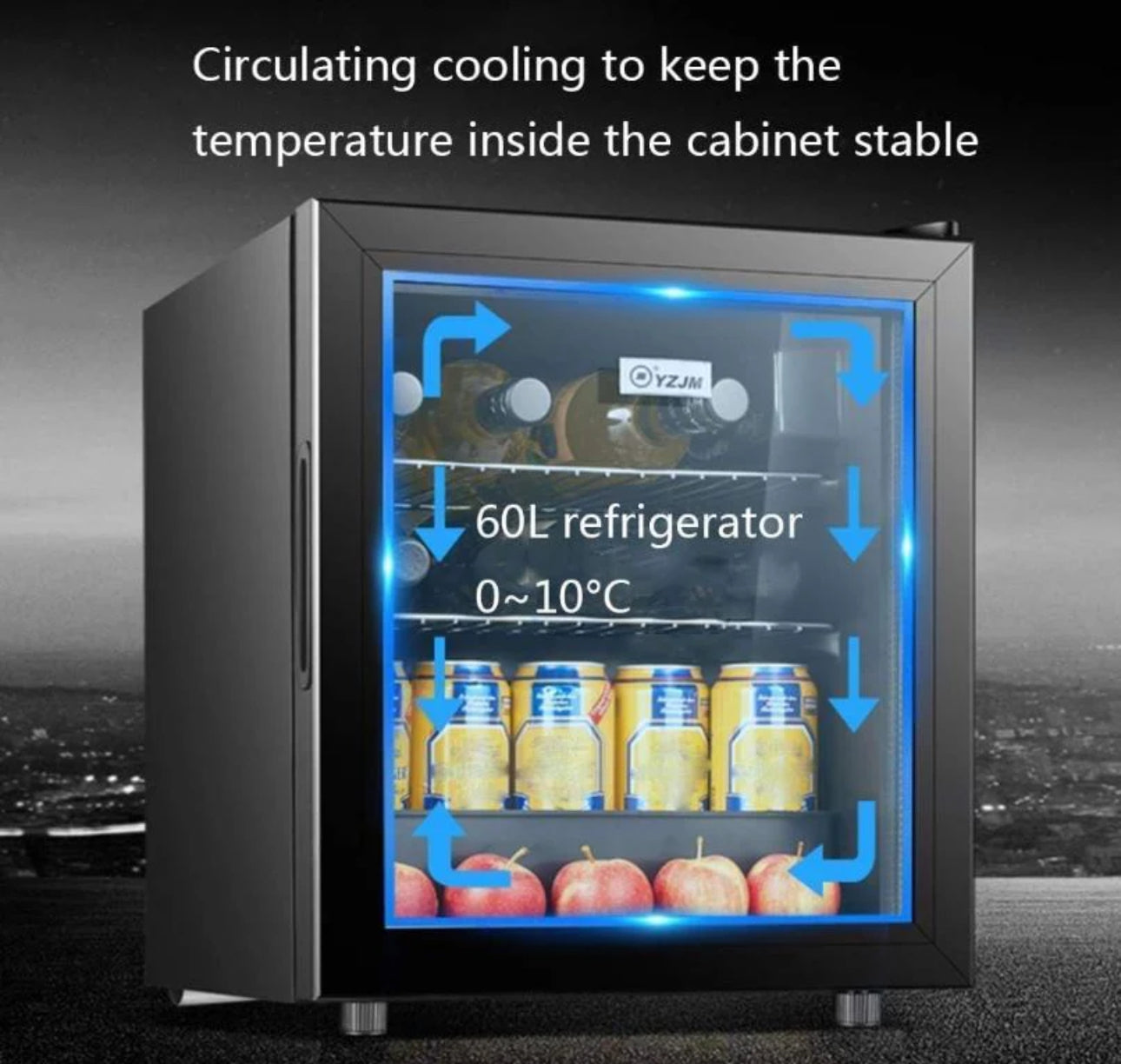 ثلاجة مشروبات صغيرة وعملية – 50 لتر