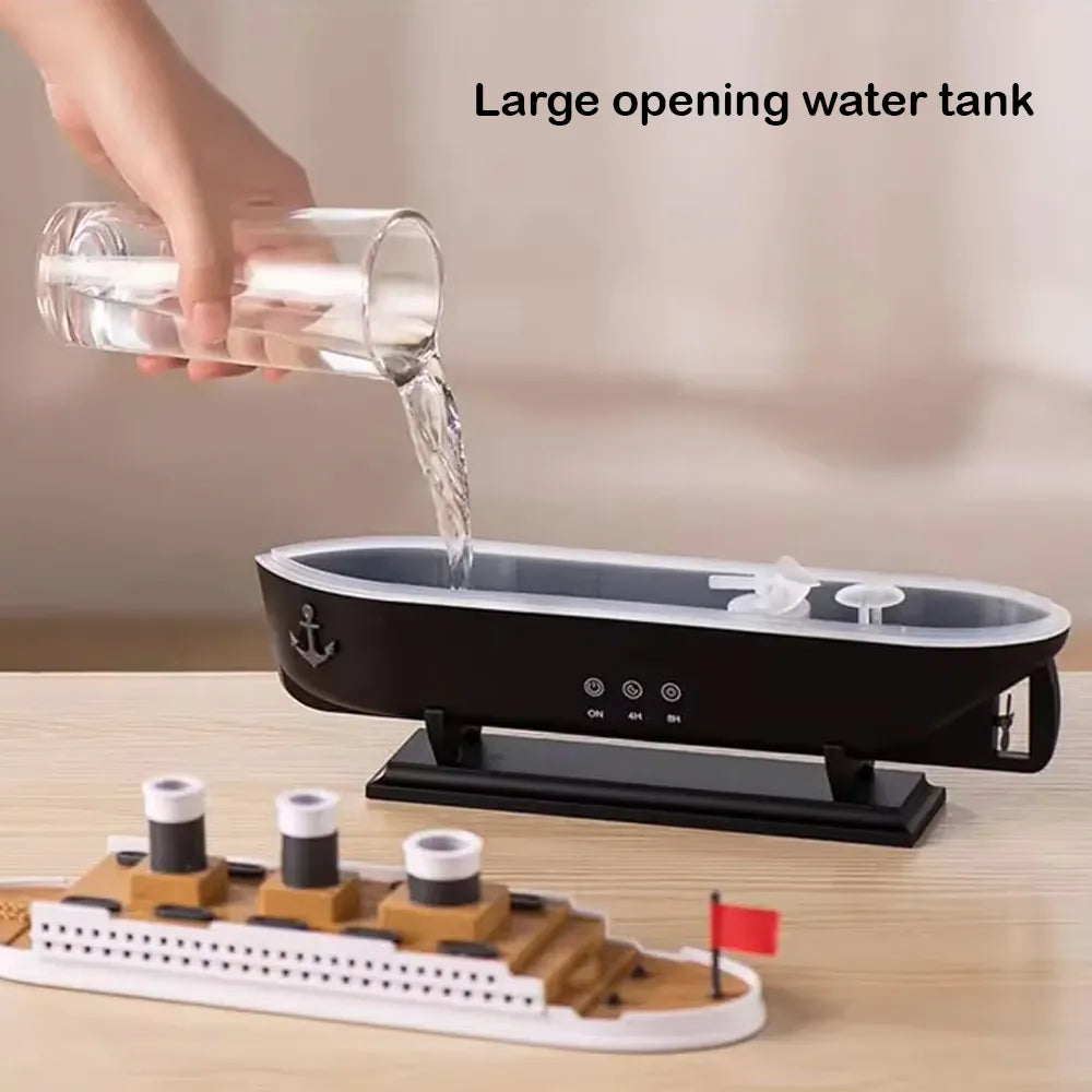 جهاز نشر الزيوت العطرية بتصميم تايتانيك