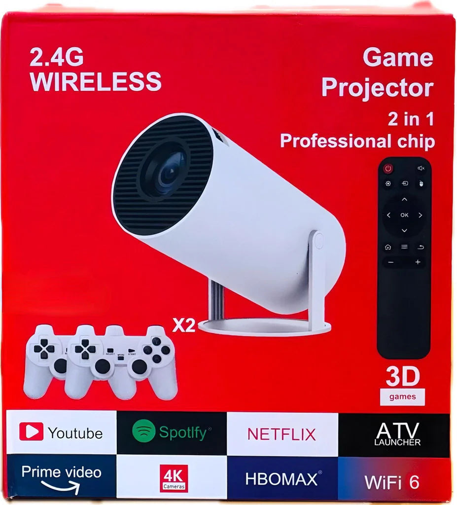 أقوى بروجيكتور بوضوح ٤ كي وخاصية ٣ دي بجميع منصات الألعاب المميزة