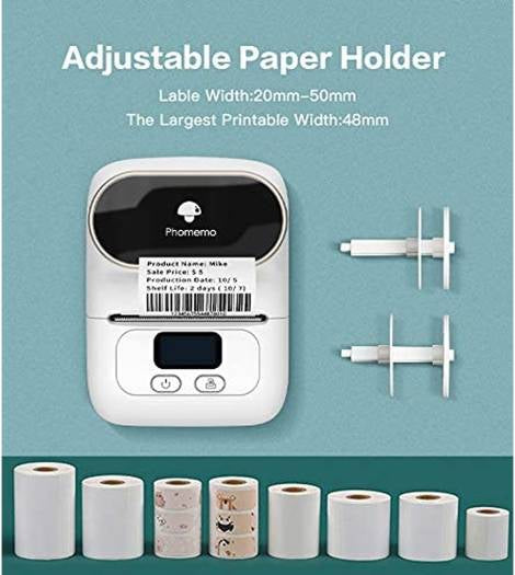 طابعة الباركود الذكية ( تعمل بدون حبر بالكامل )