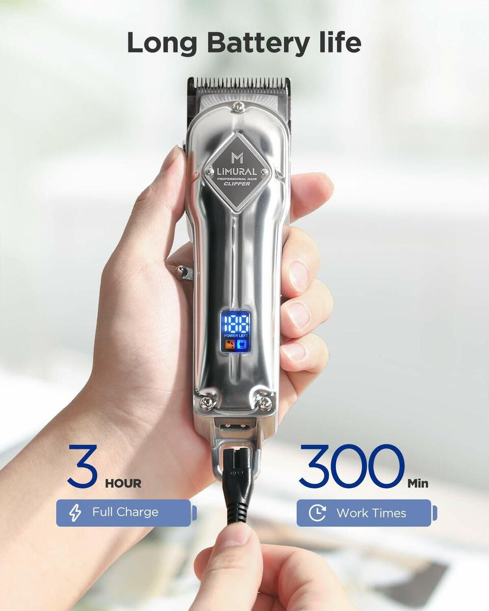 GLAKER K11S+13F – ماكينة الحلاقة الاحترافية بقوة تدوم وأناقة لا تقاوم